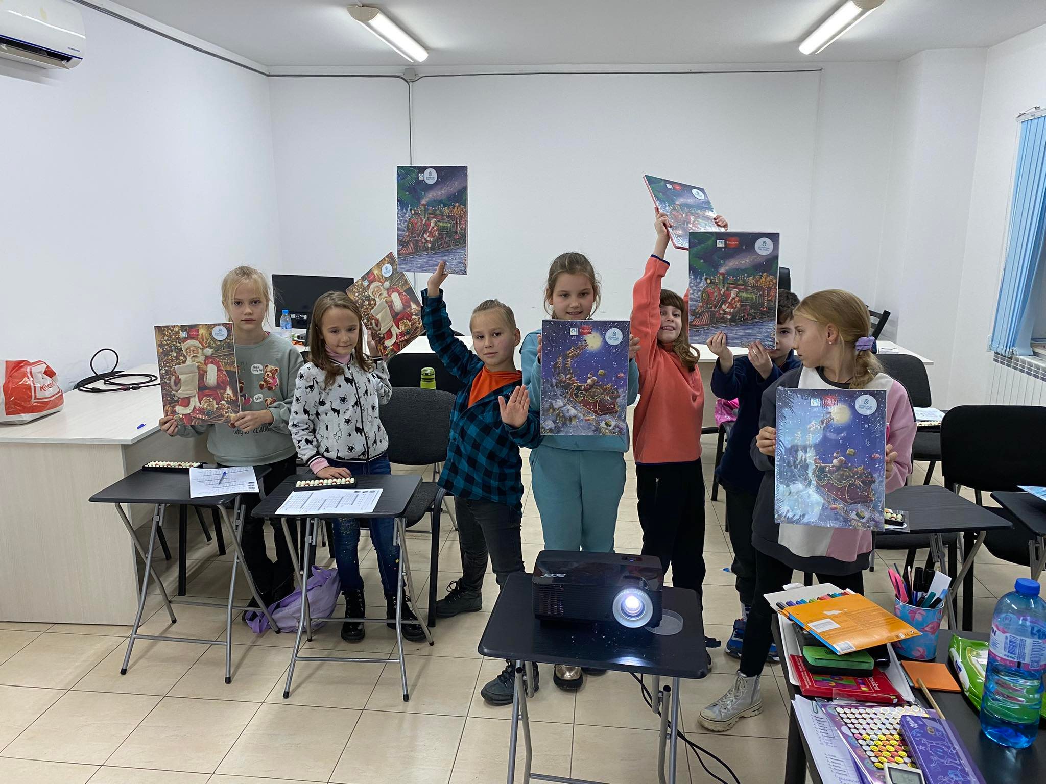 Деца от Украйна учат български език