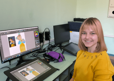Лилия от Украйна - 1 година обучение по български език за украинци в Русе