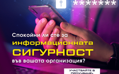 Анкета „Спокойни ли сте за информационната си сигурност?“